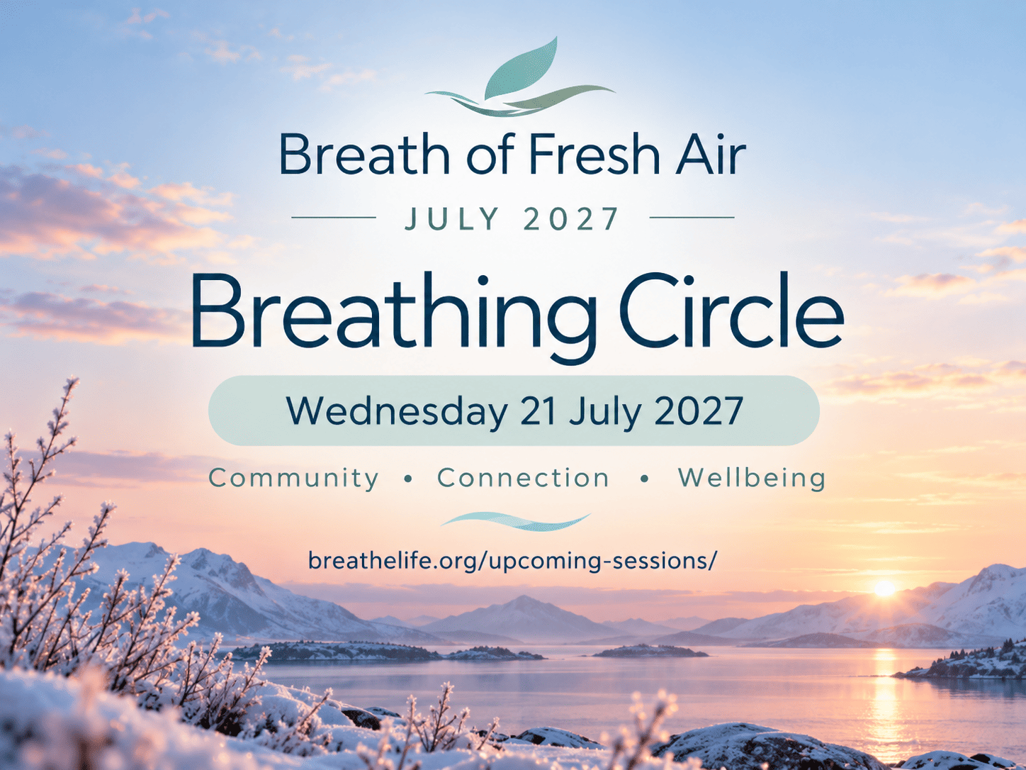 BOFA Breath Of Fresh Air- Breathing Circle – 21 July 2027